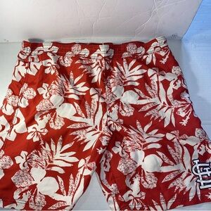 St Louis Cardinals Men’s Adult XL Swim Trunks Beach Board Surfer Shorts